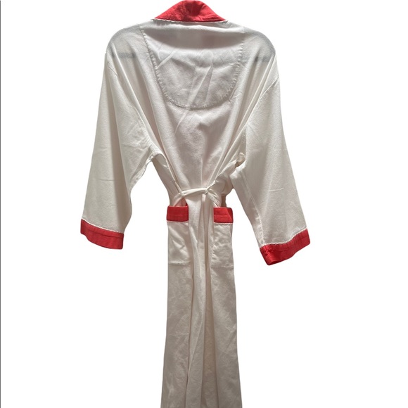 Delicates Waffle Knit Wrap Robe Sz L - Picture 5 of 7